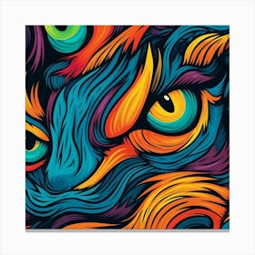 Psychedelic Art Canvas Print