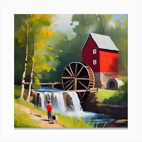 Watermill 1 Canvas Print