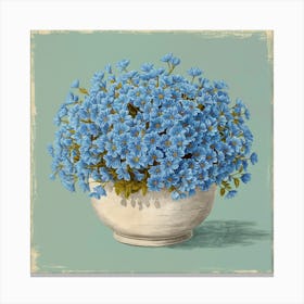 Forget Me Nots Canvas Print