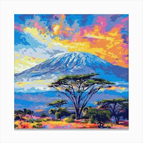 Kilimanjaro Sunset Canvas Print