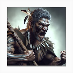 Artiphoria Mythological Maori C Canvas Print