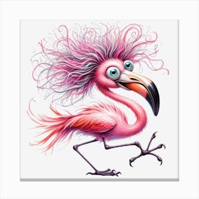 Pink Flamingo 8 Canvas Print