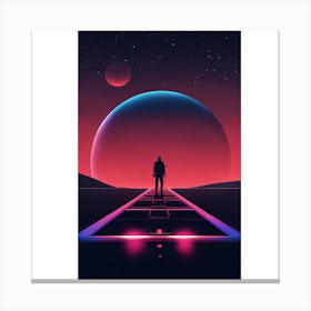 Futuristic Space Canvas Print