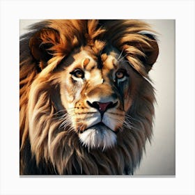 Lion Portrait 5 Canvas Print