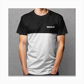 T - Shirt Mockup Canvas Print