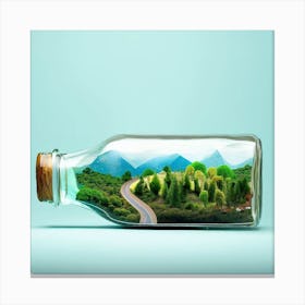 Life in a bottle 2 Canvas Print