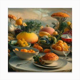 Fruit And Vegetables Canvas Print