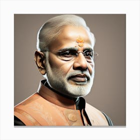 Narendra Modi AI image Canvas Print