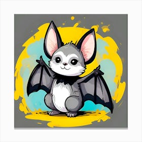 Bat design Canvas Print