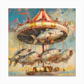 Sardine Carousel Series Canvas Print