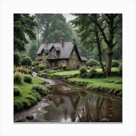 Country Cottage Canvas Print