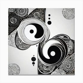 Yin Yang 47 Canvas Print