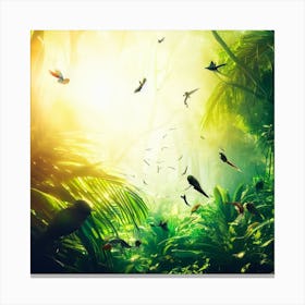 Tropical Forest Canvas Print