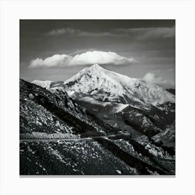 Firefly Monochrome Mountain Majesty Timeless Black And White Images Of Mountain Landscapes 1 Canvas Print