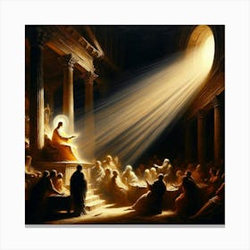 Lord'S Supper Canvas Print