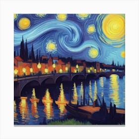 Starry Night 1 Canvas Print