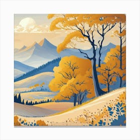 Autumn Landscape Canvas Print