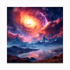 Nebula In Space Canvas Print