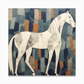 LAbstract Equines Collection 51 Canvas Print