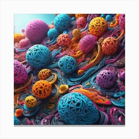 3d Art 1 Canvas Print