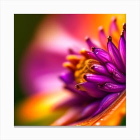 Close Up Of A Flower Canvas Print