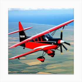 Avion Doble Ala Canvas Print