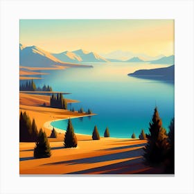 Landscape Painting 89 Canvas Print