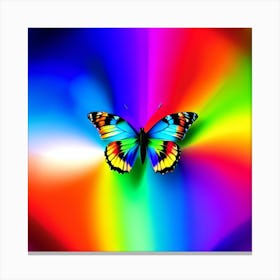 Rainbow Butterfly 11 Canvas Print