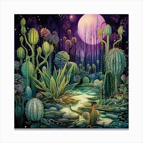 Cactus Garden Canvas Print