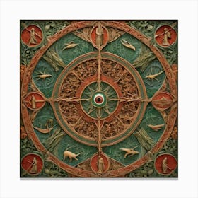 Shaman'S Wheel 1 Canvas Print