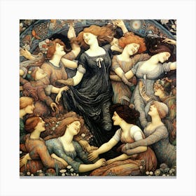 Dance Of The Women 1 Canvas Print