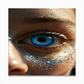 Blue Eyes Canvas Print