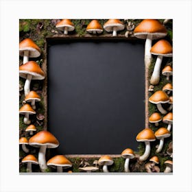 Frame Of Mushrooms 10 Canvas Print