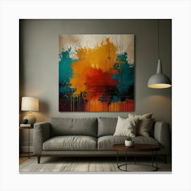 Abstract Painting 27 Canvas Print