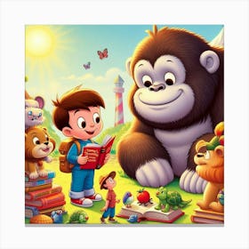 Children'S Book Canvas Print