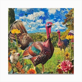 Kitsch Turkey Collage 2 Canvas Print