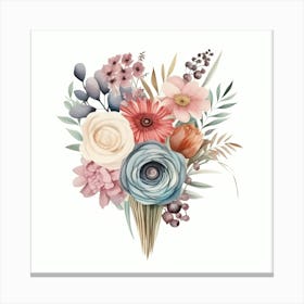 Bouquet Of Flowers 4 Canvas Print