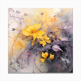 AI Amber Ambiance Canvas Print