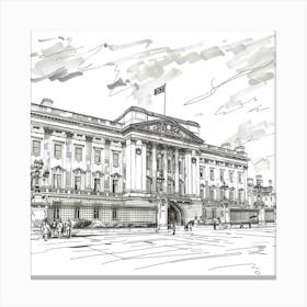 Buckingham Palace 6 Canvas Print