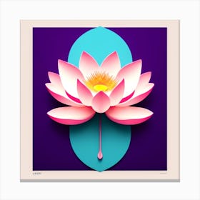 Lotus Flower 2 Canvas Print