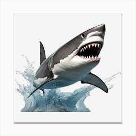 Great White Shark Canvas Print