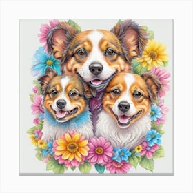 Lucky Dogs Canvas Print