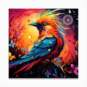 Colorful Bird 3 Canvas Print