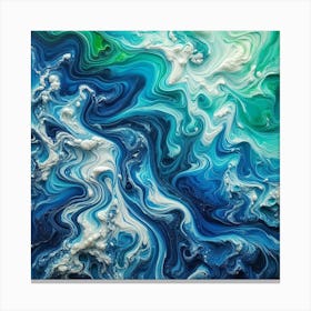 Abstract Painting Canvas Print