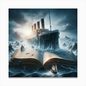 Titanic ship 3 Canvas Print