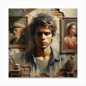 Portrait Of A Man 2 Canvas Print