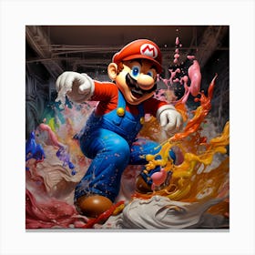 Mario Bros 7 Canvas Print