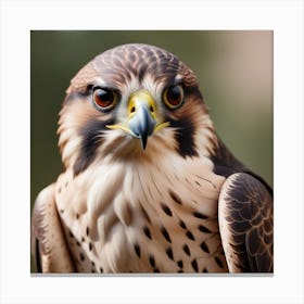 Photo Photo Majestic Falcon Staring With Sharp Talons In Focus 1 Canvas Print