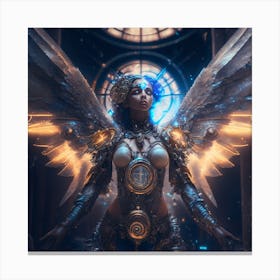 Steampunk Angel 3 Canvas Print