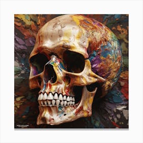 Skull Painting 2 Canvas Print